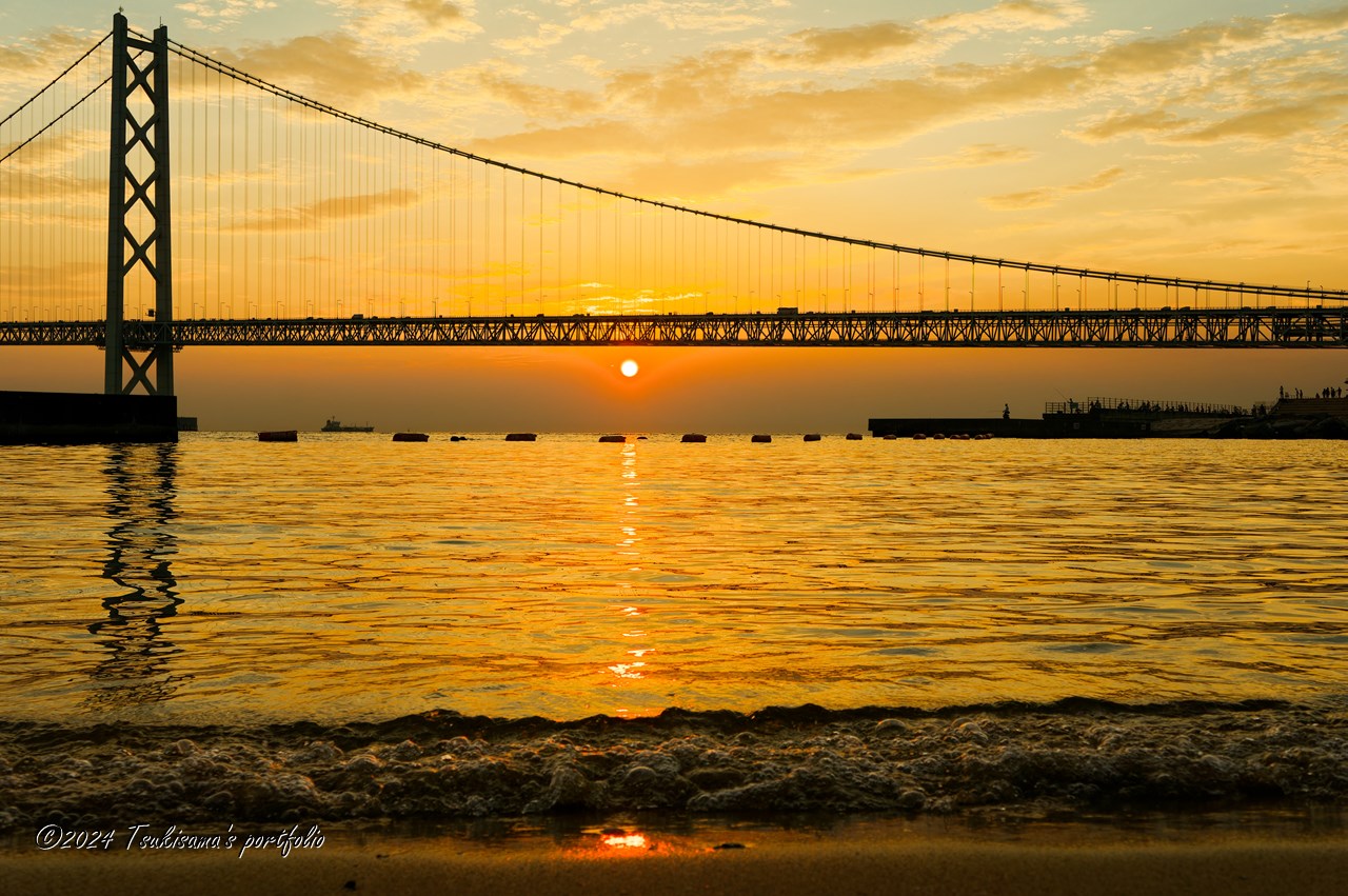夕日への道、というのかな。SONY NEX-5 + E18-55mm F3.5-5.6 OSS (2010/9/19)