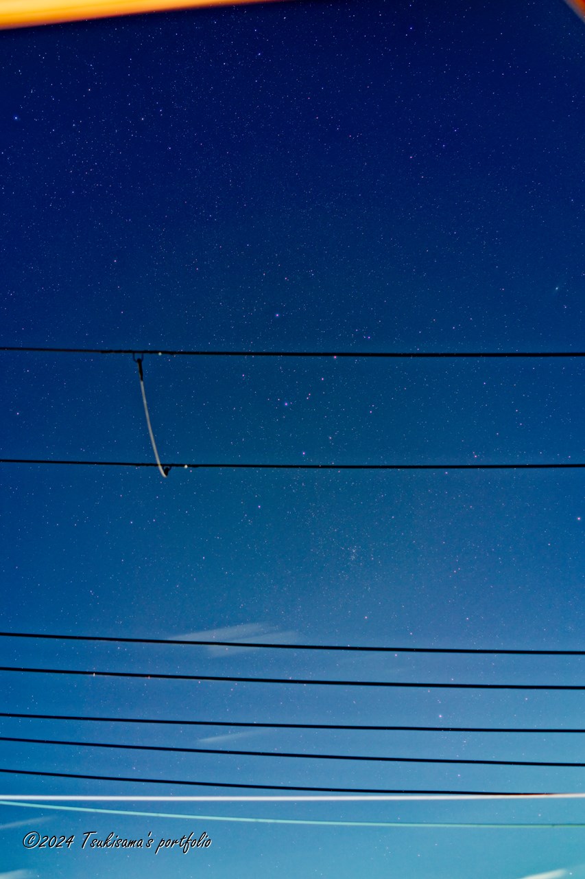 思いつきの1枚(208)の別の日の1枚。 雲が無ければ見えてたはずの星空。 SONY Cyber-Shot RX1RII