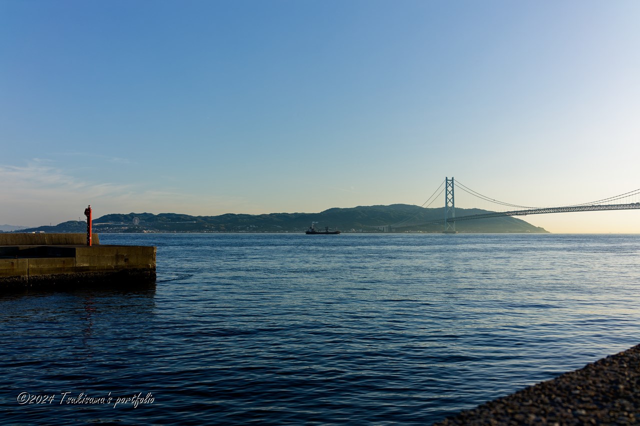 SONY Cyber-Shot RX1RII(DSC-RX1RM2) 明石海峡大橋 播磨垂水港南防波堤西灯台