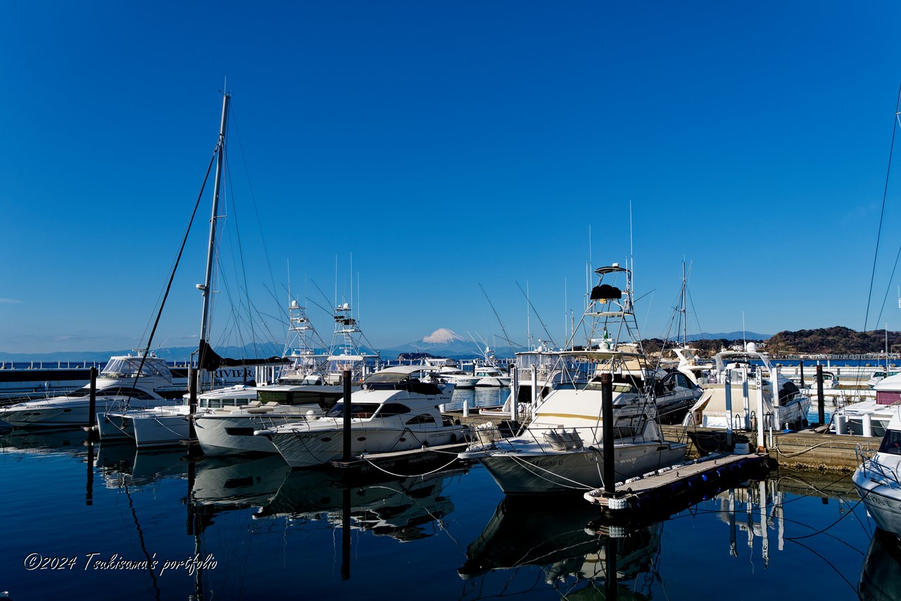 FUJIFILM X-T2 + FUJINON XF 10-24mm F4R OIS 逗子マリーナから見えた富士山